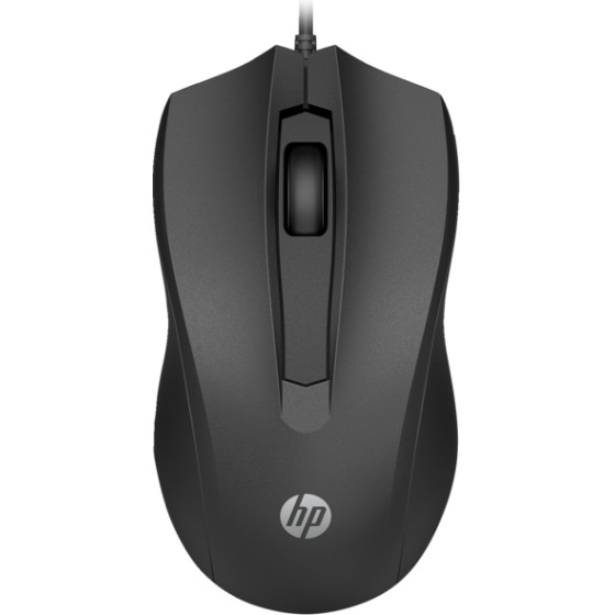 HP 105 Black Wired Mouse - (822M9UT)