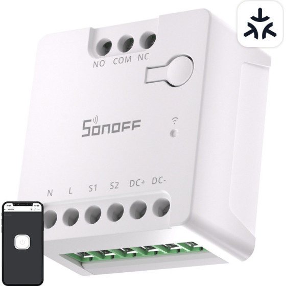 Sonoff Smart Wifi Matter Switch (AC/Dc 12-48V, ���� �����) - (MINI-D)