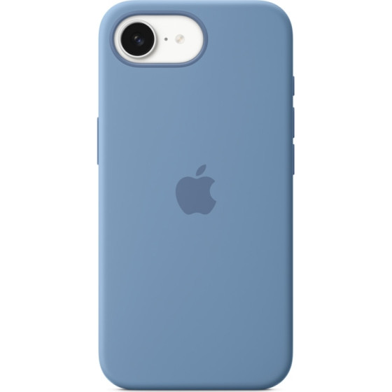Apple Iphone 16e Silicone Case - Winter Blue - (MD3Q4ZM/A)