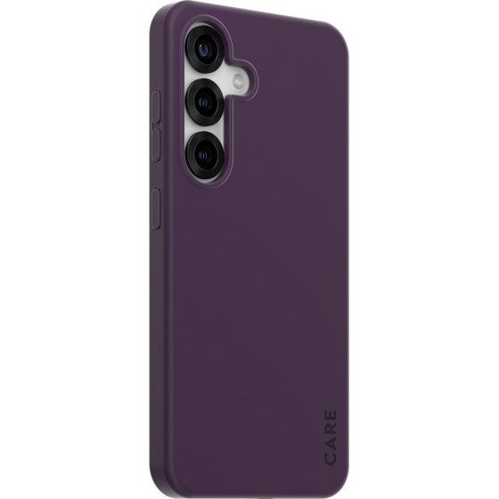PanzerGlass Care Fashionable Case Plum Purple w. Qi Compatible Samsung Galaxy S 25 - (PG-CRRFCTQG38388)