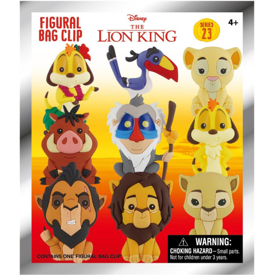 Monogram Disney: The Lion King (Blind Bag/Random) 3D Foam Bag Clips Figures