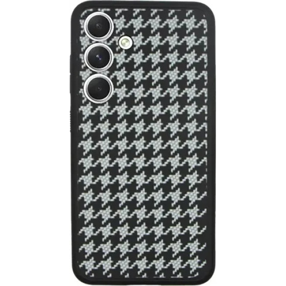 Vivid Carbon Fiber Case Samsung Galaxy S24+ Grey/Black - (CS-Offc Case-2403003)