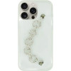 Vivid Clear Case With Rhinestone Glitter Chain Apple Iphone 16 Pro Max - (CS-HLD-1-2409003)