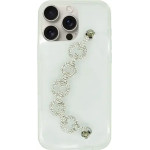 Vivid Clear Case With Rhinestone Glitter Chain Apple Iphone 16 Pro Max - (CS-HLD-1-2409003)