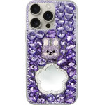 Vivid Diamond Case With Mirror Apple Iphone 16 Pro Max Purple - (CS-FSHN-2-2409002)