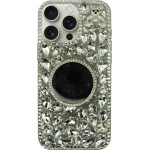 Vivid Diamond Case With Mirror Apple Iphone 16 Pro Max Silver - (CS-FSHN-1-2409002)