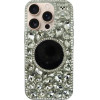 Vivid Diamond Case With Mirror Apple Iphone 16 Pro Silver - (CS-FSHN-1-2409001)