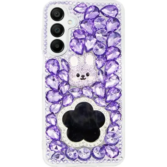 Vivid Diamond Case With Mirror Samsung Galaxy A16 Purple - (CS-FSHN-2-2409003)
