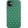Vivid Diamond Shape Pu Leather Case Apple Iphone 11 Green - (CS-Sp Case 2-2403001)