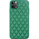 Vivid Diamond Shape Pu Leather Case Apple Iphone 11 Pro Max Green - (CS-Sp Case 2-2403003)