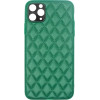 Vivid Diamond Shape Pu Leather Case Apple Iphone 11 Pro Max Green - (CS-Sp Case 2-2403003)