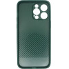 Vivid Diamond Shape Pu Leather Case Apple Iphone 13 Pro Green - (CS-Sp Case 2-2403004)