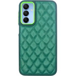 Vivid Diamond Shape Pu Leather Case Samsung Galaxy A15 4G/5G Green - (CS-Sp Case 3-2403003)