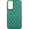 Vivid Diamond Shape Pu Leather Case Samsung Galaxy A15 4G/5G Green - (CS-Sp Case 3-2403003)