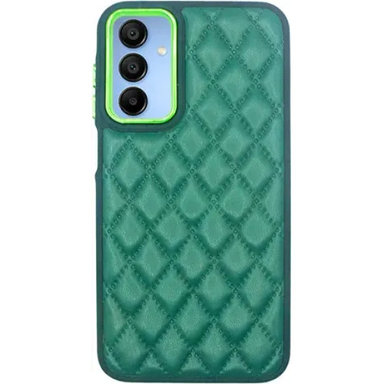Vivid Diamond Shape Pu Leather Case Samsung Galaxy A15 4G/5G Green - (CS-Sp Case 3-2403003)