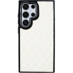 Vivid Diamond Shape Pu Leather Case Samsung Galaxy S24 Ultra White - (CS-Sp Case 1-2403006)