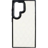 Vivid Diamond Shape Pu Leather Case Samsung Galaxy S24 Ultra White - (CS-Sp Case 1-2403006)