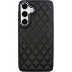 Vivid Diamond Shape Pu Leather Case Samsung Galaxy S24+ Black - (CS-Sp Case 4-2403002)