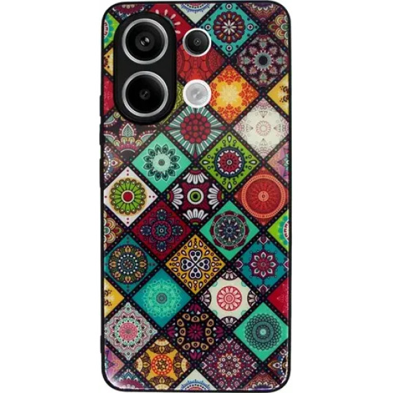 Vivid Ethnic Style Case Redmi Note 13 4G Red - (CS-Eth Case 4-2403009)