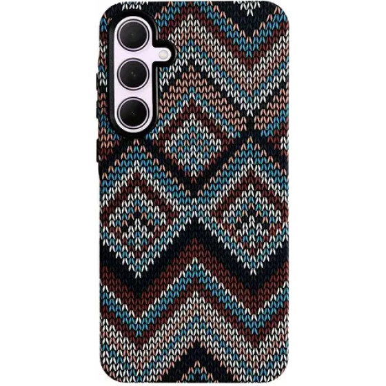Vivid Ethnic Style Case Samsung Galaxy A35 5G Blue/Purple - (CS-Eth Case 3-2403001)