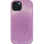 Vivid Glitter Shine Plastic Hard Case Apple Iphone 15 Purple - (CS-Fshn Glt 4-2403004)