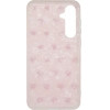 Vivid Heart Glitter Case Samsung Galaxy A55 5G Clear/Red - (CS-Offc Case 5-2403004)