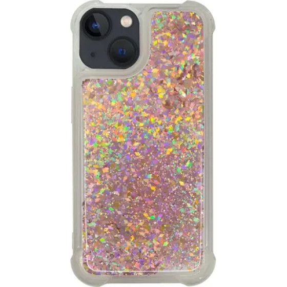 Vivid Liquid Glitter Case Apple Iphone 13 Rose Gold - (CS-Fshn Glt 3-2403001)