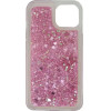 Vivid Liquid Glitter Case Apple Iphone 14 Pink - (CS-Fshn Glt 5-2403002)