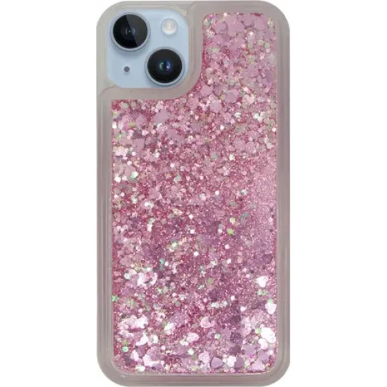 Vivid Liquid Glitter Case Apple Iphone 14 Pink - (CS-Fshn Glt 5-2403002)