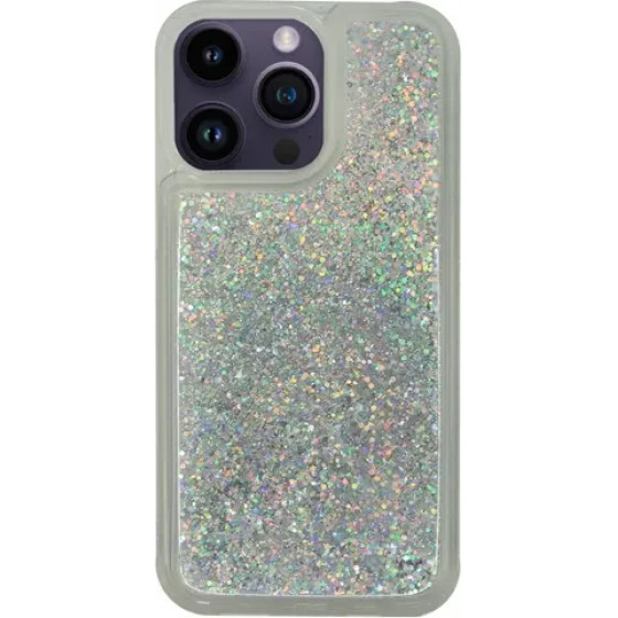 Vivid Liquid Glitter Case Apple Iphone 14 Pro Silver - (CS-Fshn Glt 2-2403003)