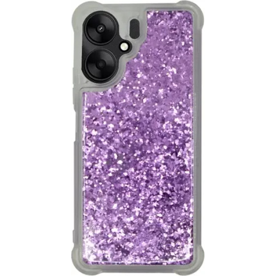 Vivid Liquid Glitter Case Redmi 13C Purple - (CS-Fshn Glt 1-2403004)