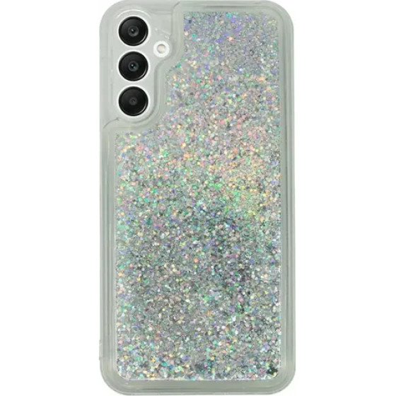 Vivid Liquid Glitter Case Samsung Galaxy A25 5G Silver - (CS-Fshn Glt 2-2403008)