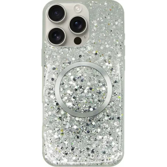 Vivid Magsafe Glitter Case Apple Iphone 16 Pro Max Silver - (CS-Mgs Glt 1-2409003)
