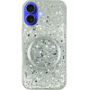Vivid Magsafe Glitter Case Apple Iphone 16 Silver - (CS-Mgs Glt 1-2409001)