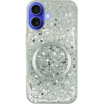 Vivid Magsafe Glitter Case Apple Iphone 16 Silver - (CS-Mgs Glt 1-2409001)