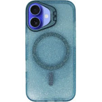 Vivid Magsafe Glitter Protective Case Apple Iphone 16 Blue - (CS-MGS-1-2409001)