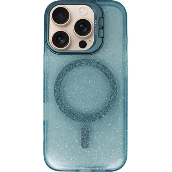 Vivid Magsafe Glitter Protective Case Apple Iphone 16 Pro Blue - (CS-MGS-1-2409002)