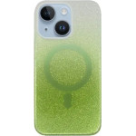 Vivid Magsafe Glitter Shine Case Apple Iphone 15 Plus Green - (CS-Fshn Glt 13-2403002)