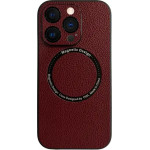 Vivid Magsafe Leather Case Apple Iphone 12 Purple - (CS-Mgs ELG-2403001)