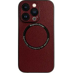 Vivid Magsafe Leather Case Apple Iphone 13 Pro Purple - (CS-Mgs ELG-2403004)
