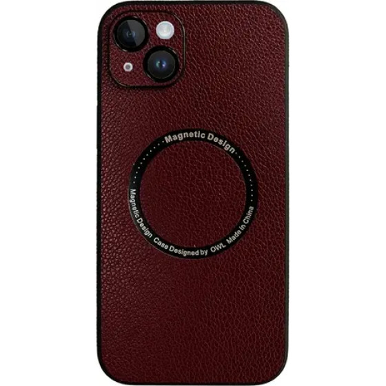 Vivid Magsafe Leather Case Apple Iphone 14 Purple - (CS-Mgs ELG-2403006)