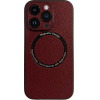 Vivid Magsafe Leather Case Apple Iphone 15 Pro Max Purple - (CS-Mgs ELG-2403012)