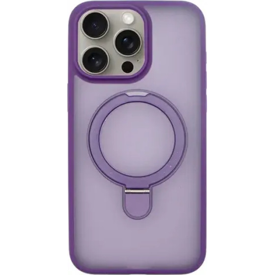 Vivid Magsafe Ring Stand Pc Case Apple Iphone 15 Pro Max Purple - (CS-Mgs Pc 1-2403004)