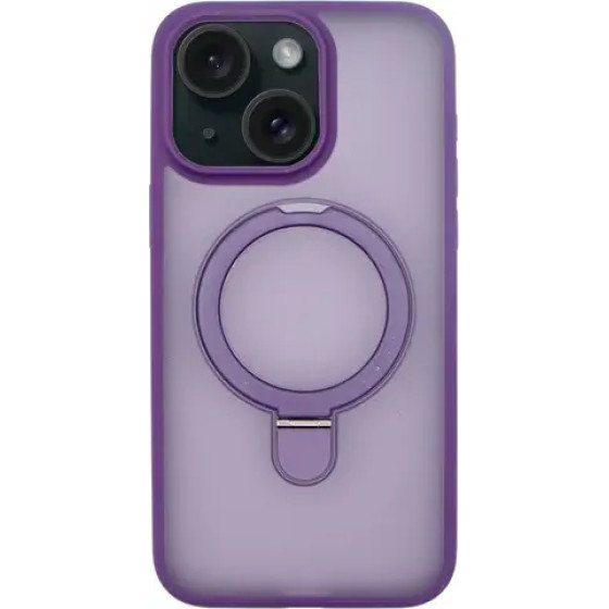 Vivid Magsafe Ring Stand Pc Case Apple Iphone 15 Purple - (CS-Mgs Pc 1-2403002)