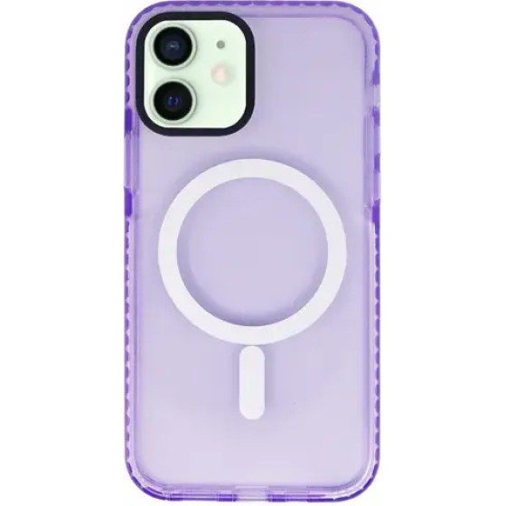 Vivid Magsafe Silicone Case Apple Iphone 12/12 Pro Purple - (CS-Mgs Tr 2-2403001)