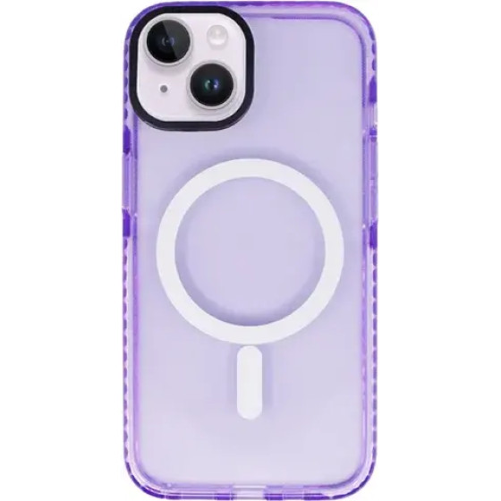 Vivid Magsafe Silicone Case Apple Iphone 14 Purple - (CS-Mgs Tr 2-2403005)