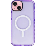 Vivid Magsafe Silicone Case Apple Iphone 15 Plus Purple - (CS-Mgs Tr 2-2403008)