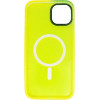 Vivid Magsafe Silicone Case Apple Iphone 15 Plus Yellow - (CS-Mgs Tr 3-2403006)