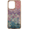 Vivid Mermaid Scale Silicone Case Redmi 13C Colorful - (CS-Fshn Blk 1-2403001)