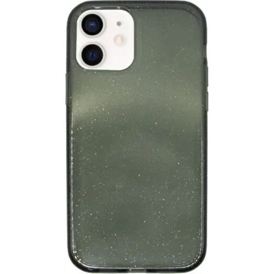 Vivid Pc Glitter Case Apple Iphone 12/12 Pro Black - (CS-Pc Case-2403001)
